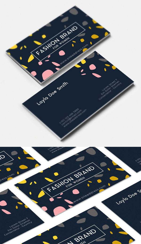 Fashion Brand Business Card Template