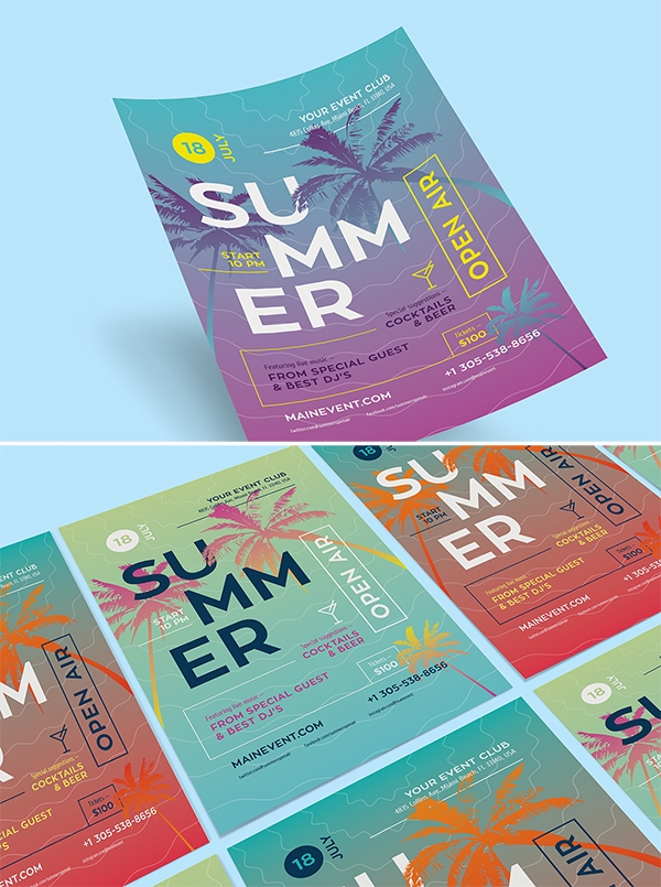 Summer Flyer/Poster Template