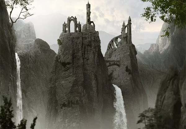 How to Create a Mountainous Matte Painting in Photoshop