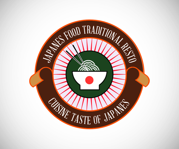 Badges Japanes Food Logo