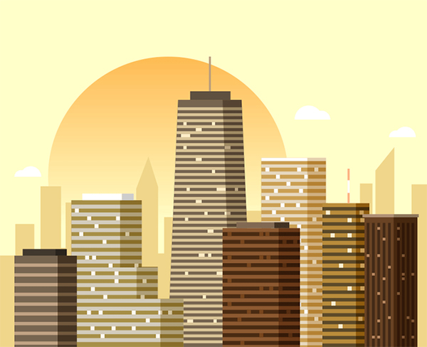 Illustration: Create a City Skyline