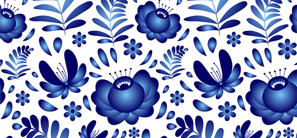 How to Create a Gzhel Pottery Russian Pattern in Adobe Illustrator