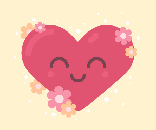 How to Draw a Smiling Heart for St. Valentine’s Day in Adobe Illustrator