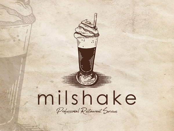 Chocolate Milkshake Logo