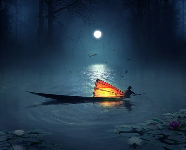 Create a Photo Manipulation of a Fisherman in a Lake