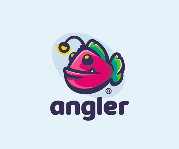 Angler Fish Logo Design