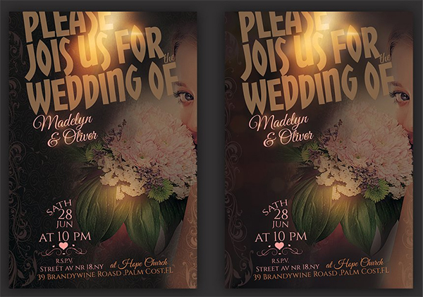 Wedding Invitation Flyer