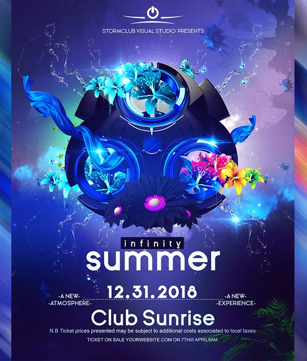 Summer EDM Poster
