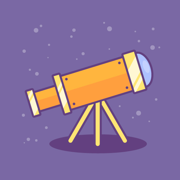 Create a Telescope Icon in Adobe Illustrator
