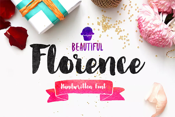Florence Brush Font