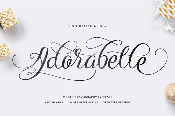 Modern Adorabelle Font