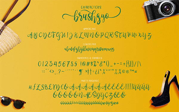 Brushgyo Typeface