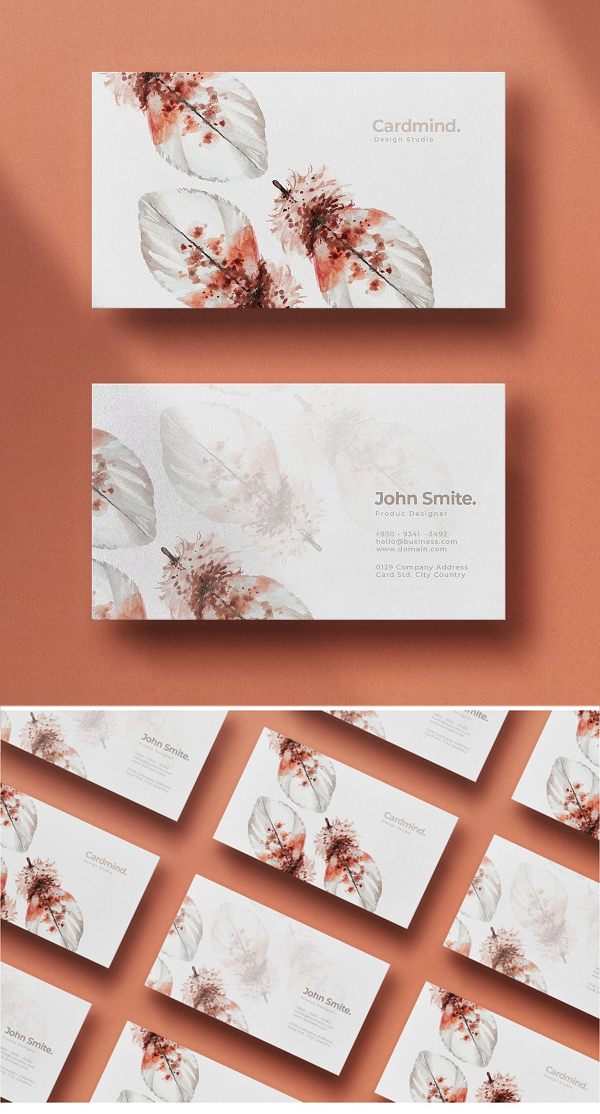 Feather Business Card 