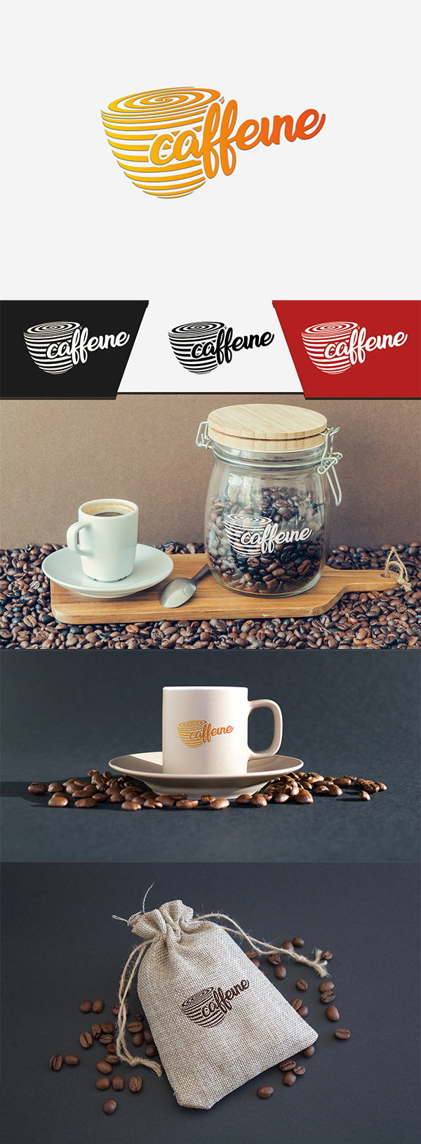 Caffeine Logo Design