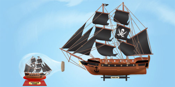 Create an attractive Pirate Ship