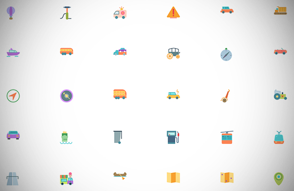 Free Transport Icon Collection
