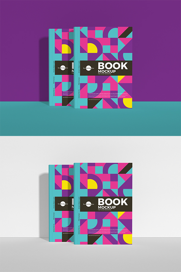 Free Book Mockup For Cover Branding