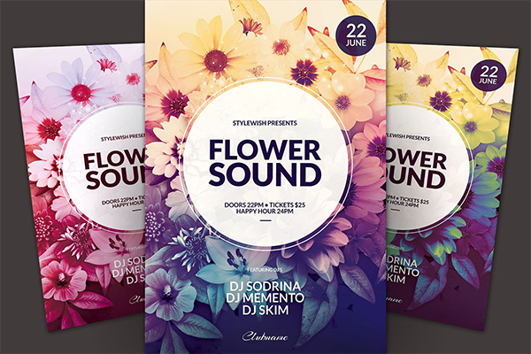 Flower Sound Flyer