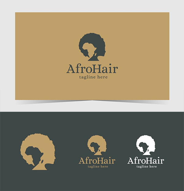 Afro Hair Logo
