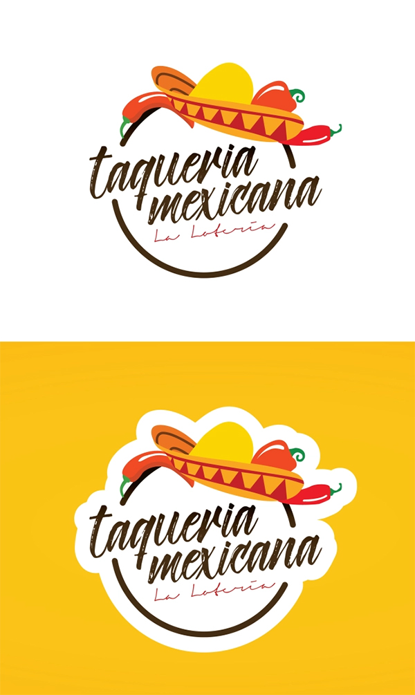Mexican Food Place Logo