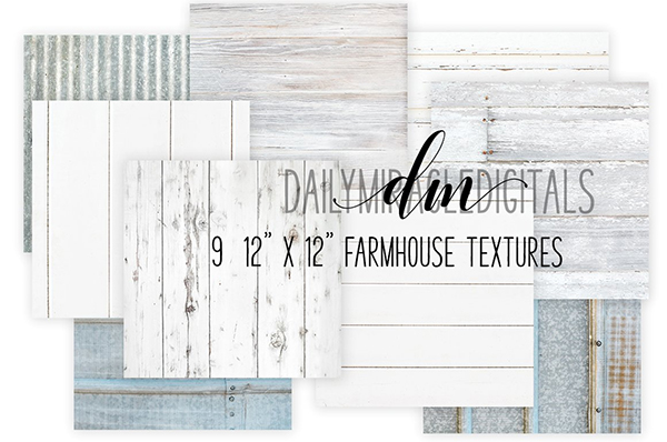 Farmhouse Texture Digital Papers