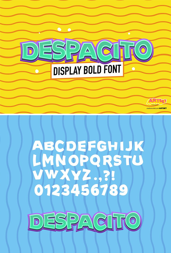 Despacito - Display Bold Font