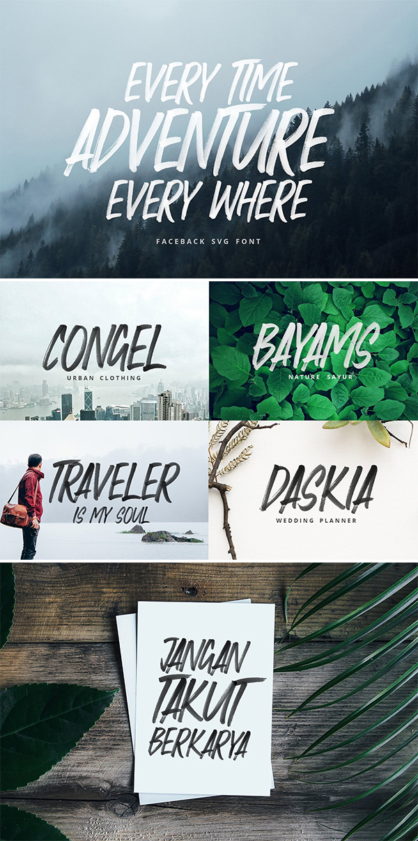 60 Best Brush Fonts For Graphic Designers - 60