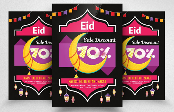 Eid Sale Discount Flyer