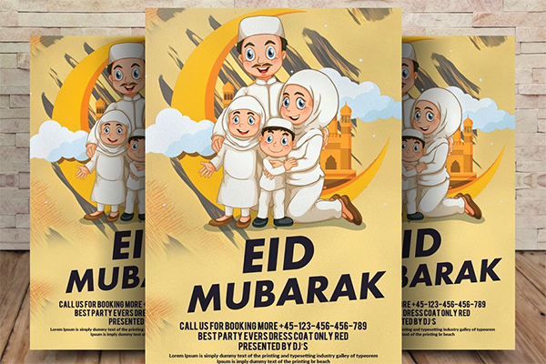 Happy Eid Mubarak Flyer