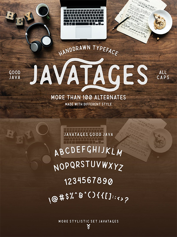 Javatages Stylish Font