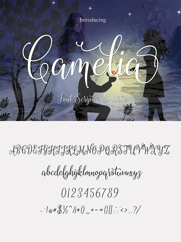 Camelia Script Font