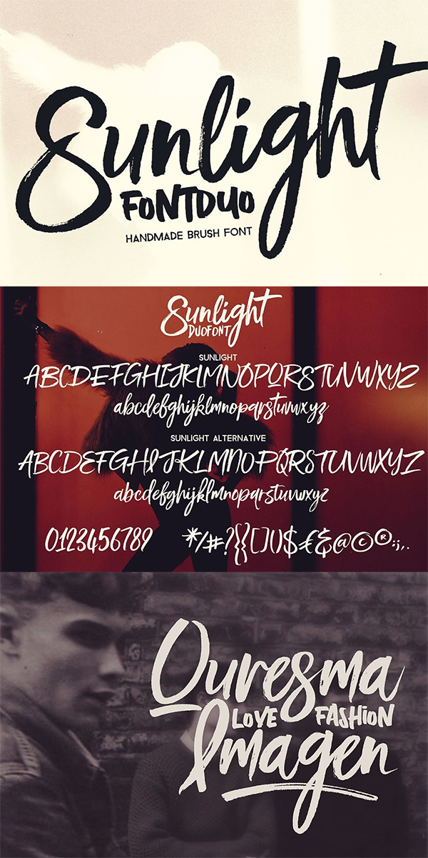 Sunlight - Brush Font 