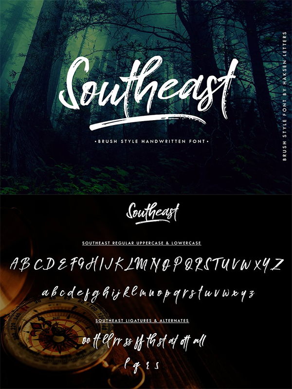 Southeast Brush Font