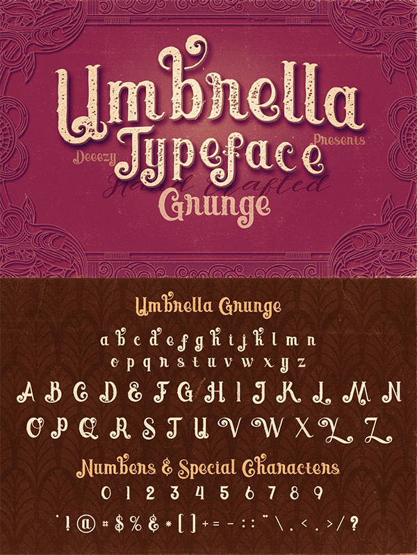 Umbrella Grunge – Free Font