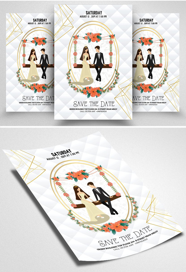Save The Date Flyer Template