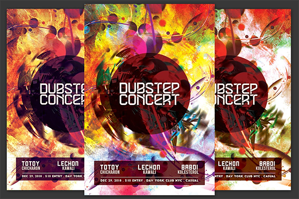 Dubstep Concert Flyer
