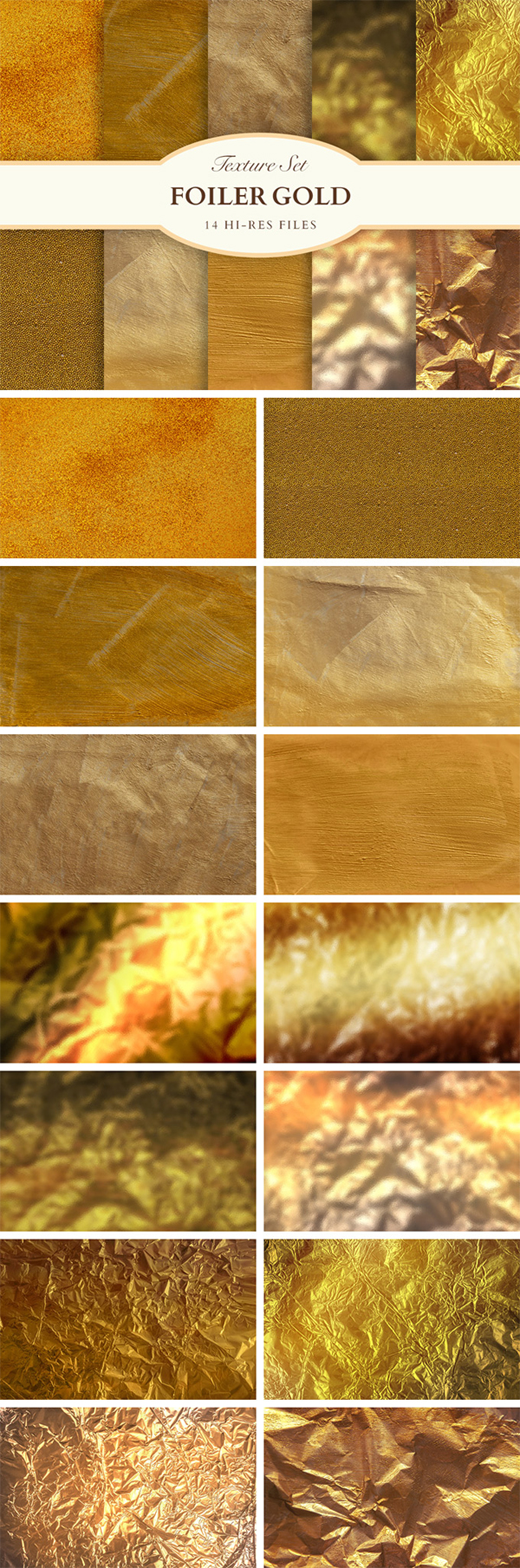 Precious Gold Textures Kit