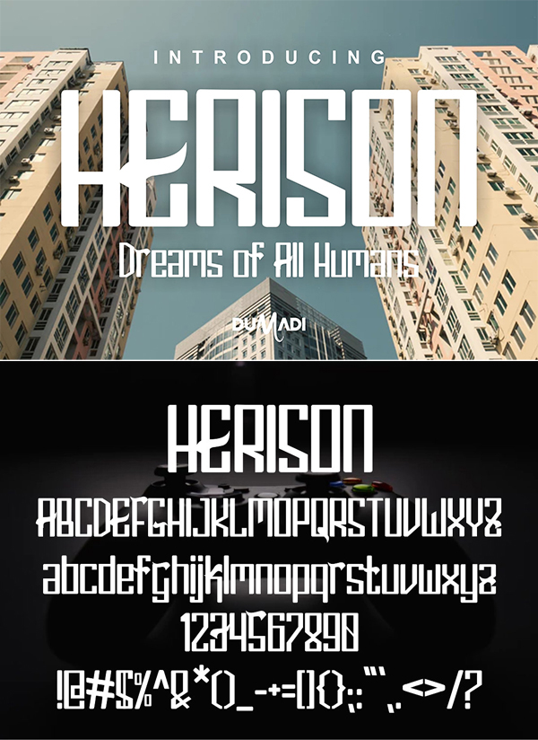 Stylish Herison Display Font