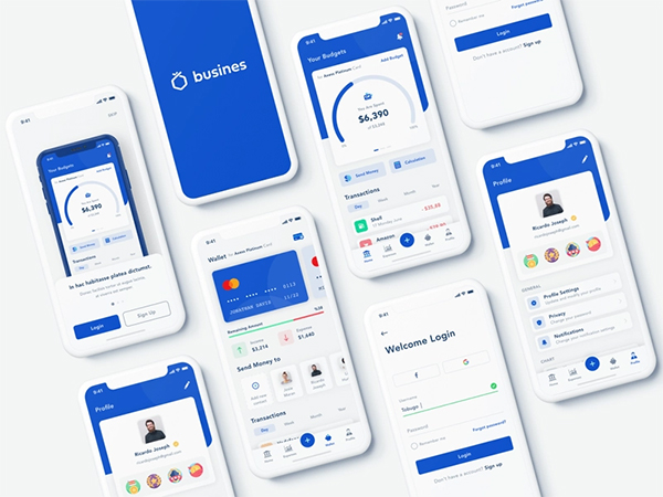 Business Banking Mobile App Design
