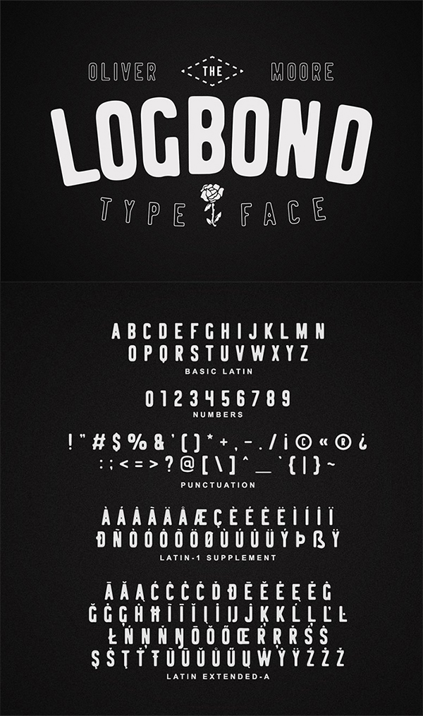 Elegant Logbond Free Font