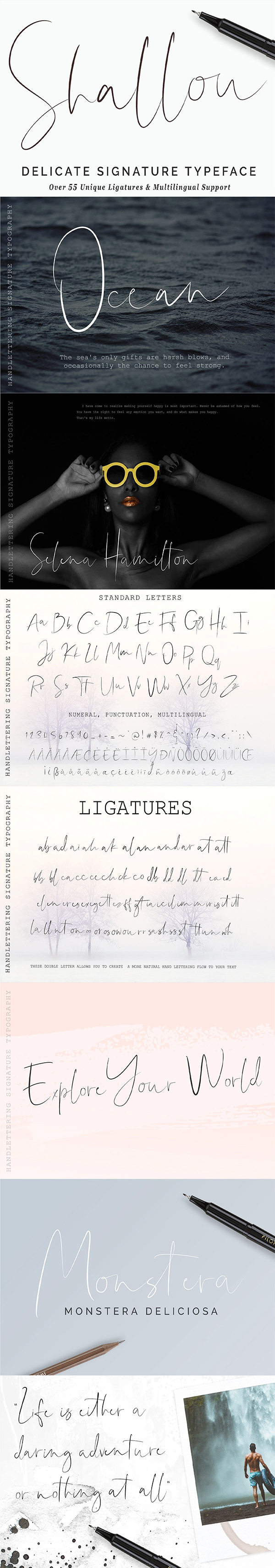 Shallou Hand-Made Free Font