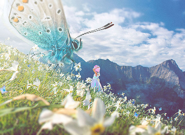 How to Create a Spring Fairytale Composition in Photoshop Tutorial