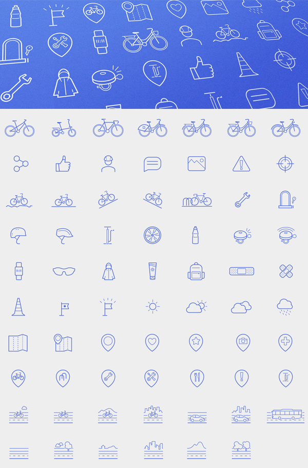 Free Bike Icons