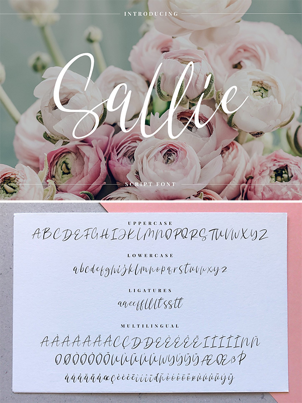 Sallie Script Font