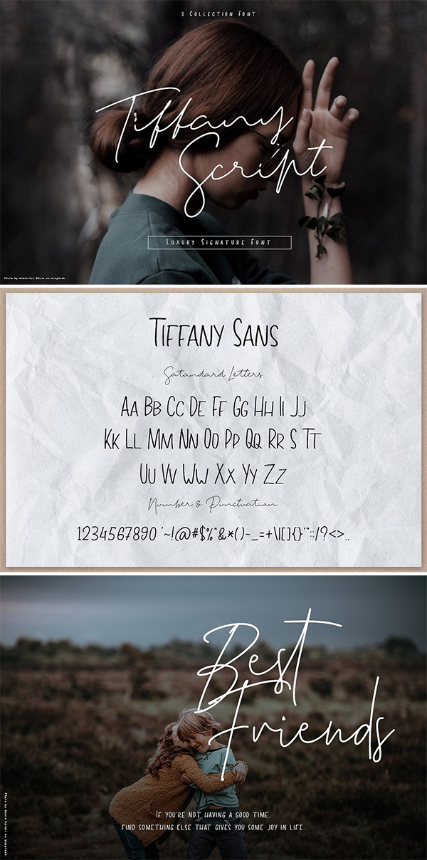 Tiffany Script Font