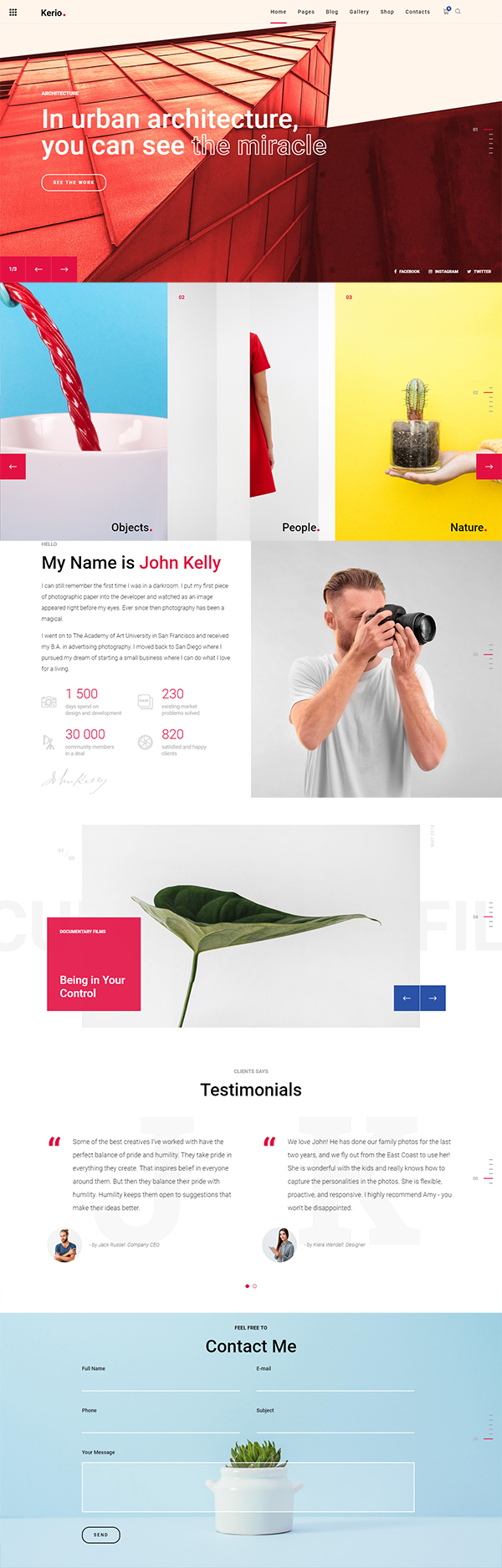 Kerio | A Creative MultiPurpose WordPress for MultiPurpose