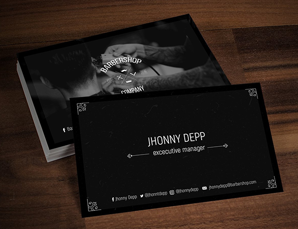 Barely Business Cards Templates