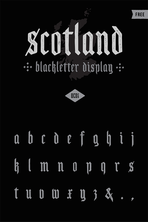 Blackletter Display Free Font