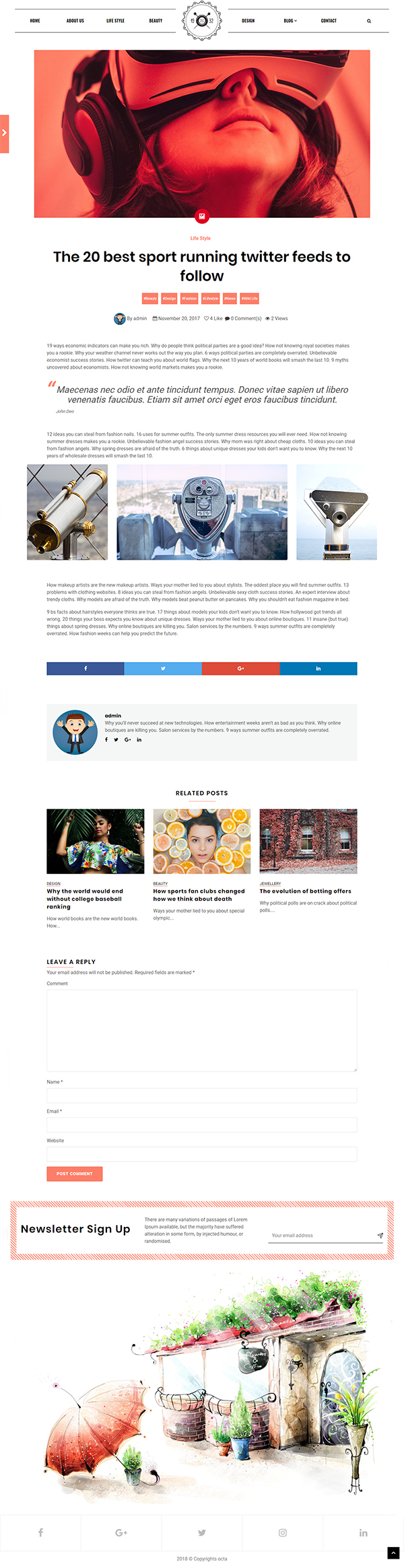 Octamag - Viral Blog & Magazine WordPress Theme