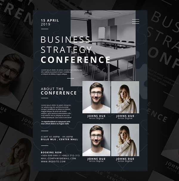 Business Strategy Conference flyer